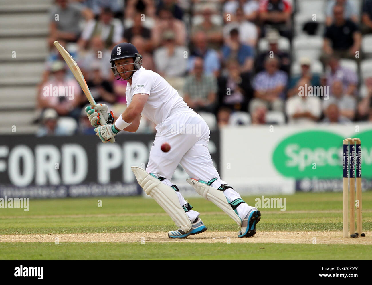 -Investec Testreihen - erster Test - England V Indien - Tag 3 - Trent Bridge Cricket Stockfoto