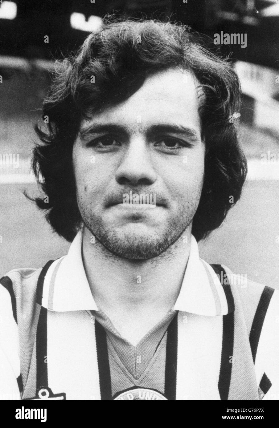 Alejandro Javier 'Alex' Sabella von Sheffield United vor Beginn der Saison 1978-79. Stockfoto