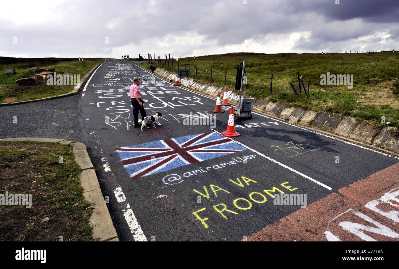 Radsport - Tour de France - Holme Moss Stockfoto