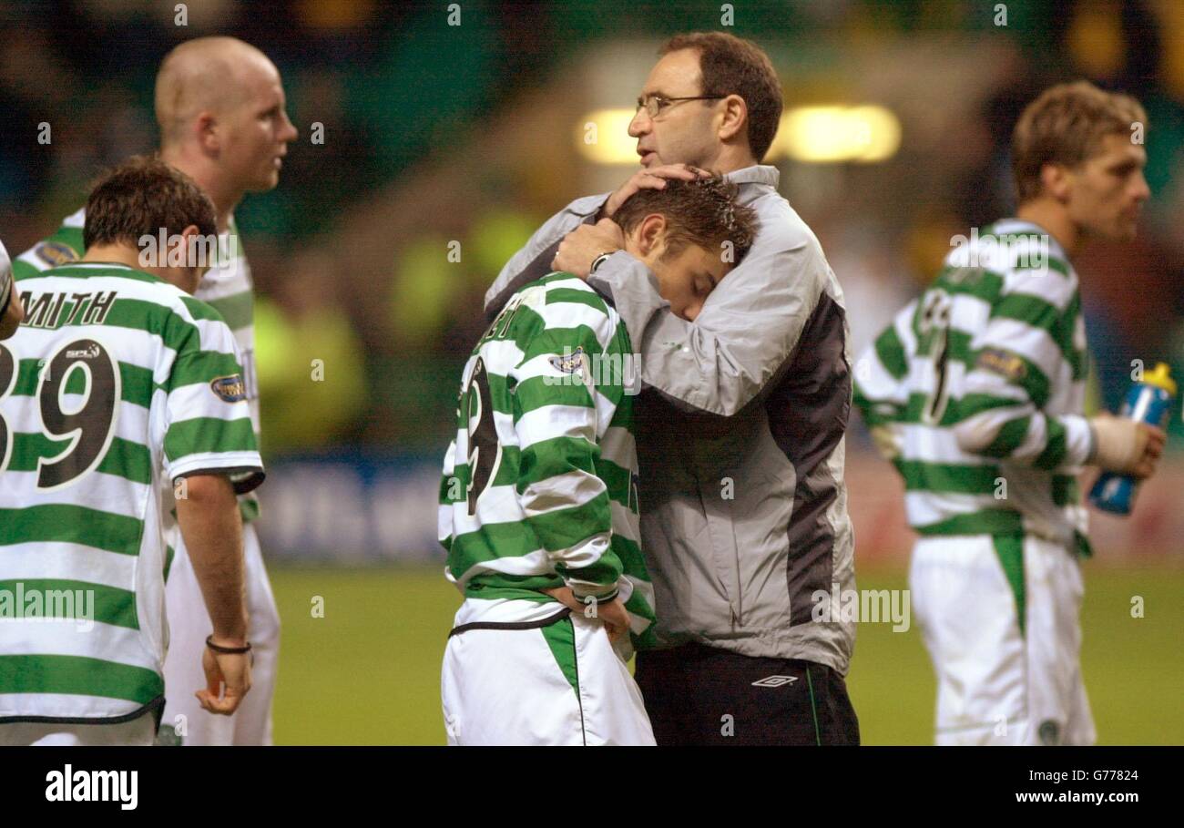 Keltische V Partick Thistle Stockfoto