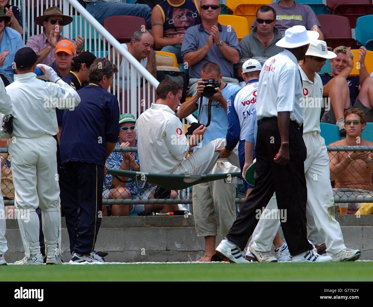 Australien V England - erster Test - Gabba Stockfoto