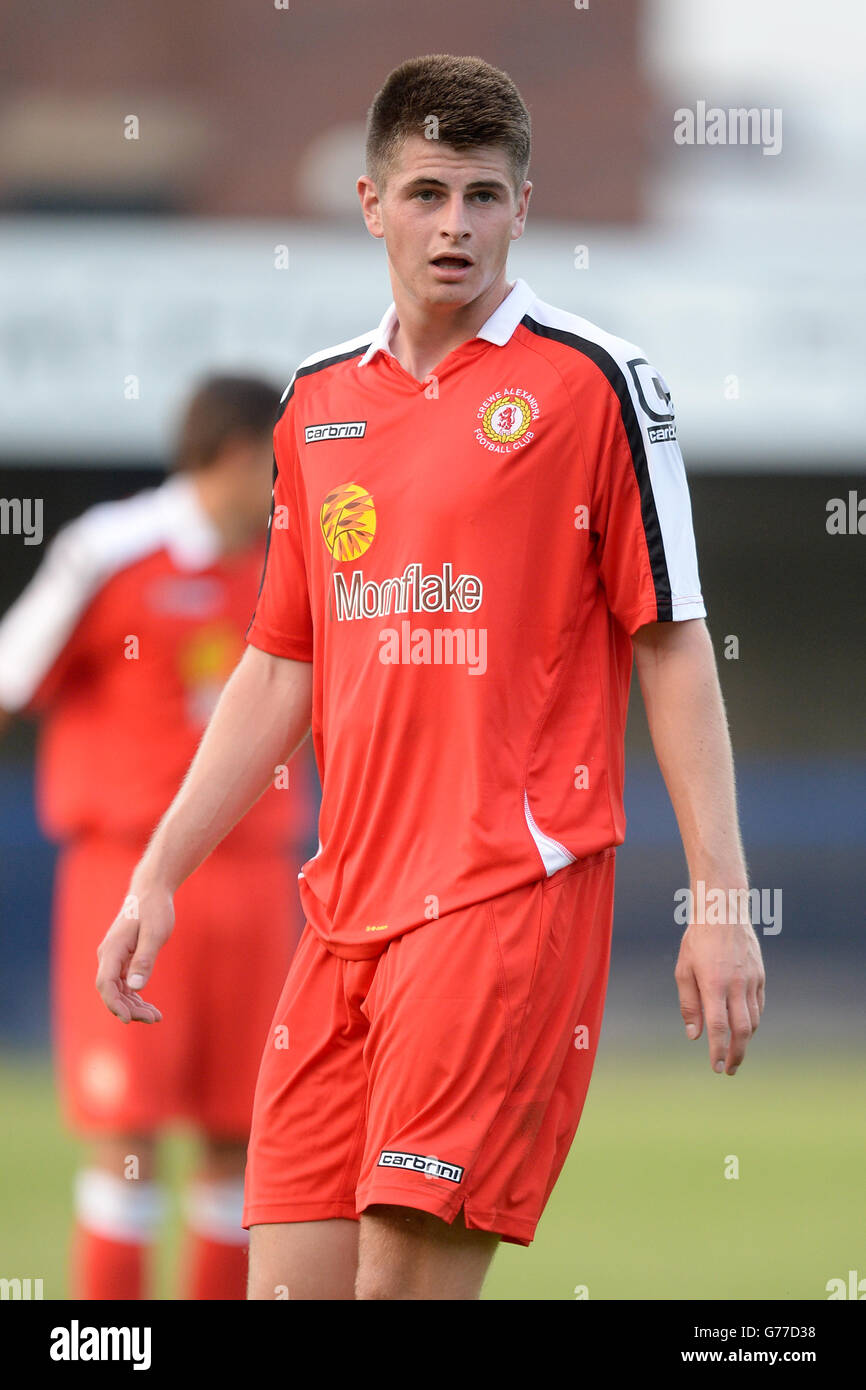 Fußball - Pre Season freundlich - Lauch Stadt V Crewe Alexandra - Harrison Park Stockfoto