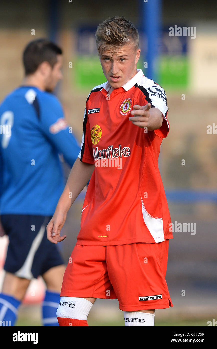 Fußball - Pre Season freundlich - Lauch Stadt V Crewe Alexandra - Harrison Park Stockfoto
