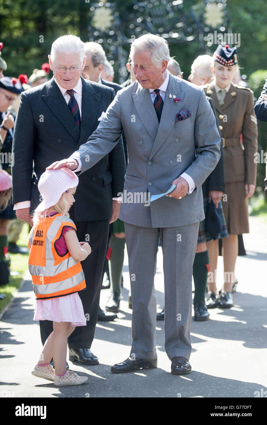 Kriegsgefangener jährlichen Besuch in Schottland 2014 Stockfoto