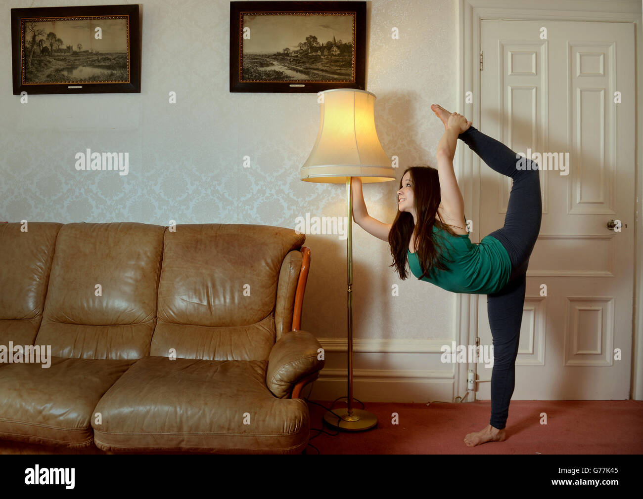 Pixie Le Knoten Porträts Stockfoto