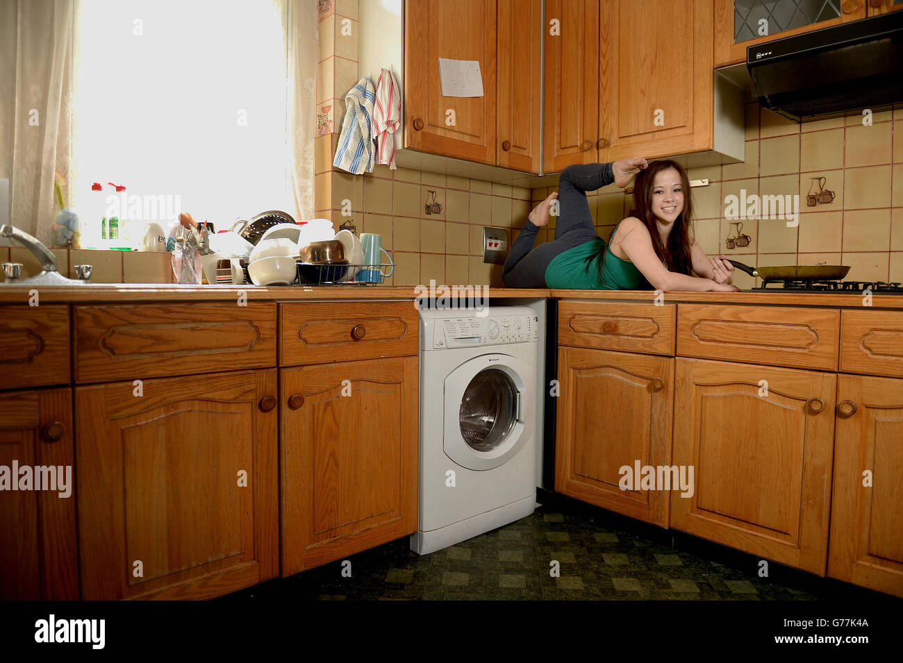 Pixie Le Knoten Porträts Stockfoto