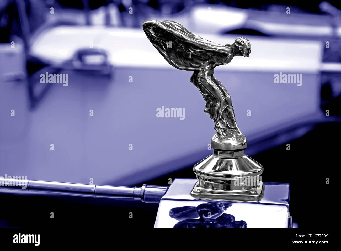 Rolls Royce Silver Lady Stockfoto