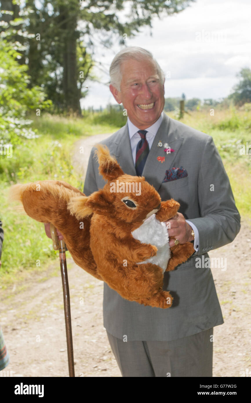 Kriegsgefangener jährlichen Besuch in Schottland 2014 Stockfoto