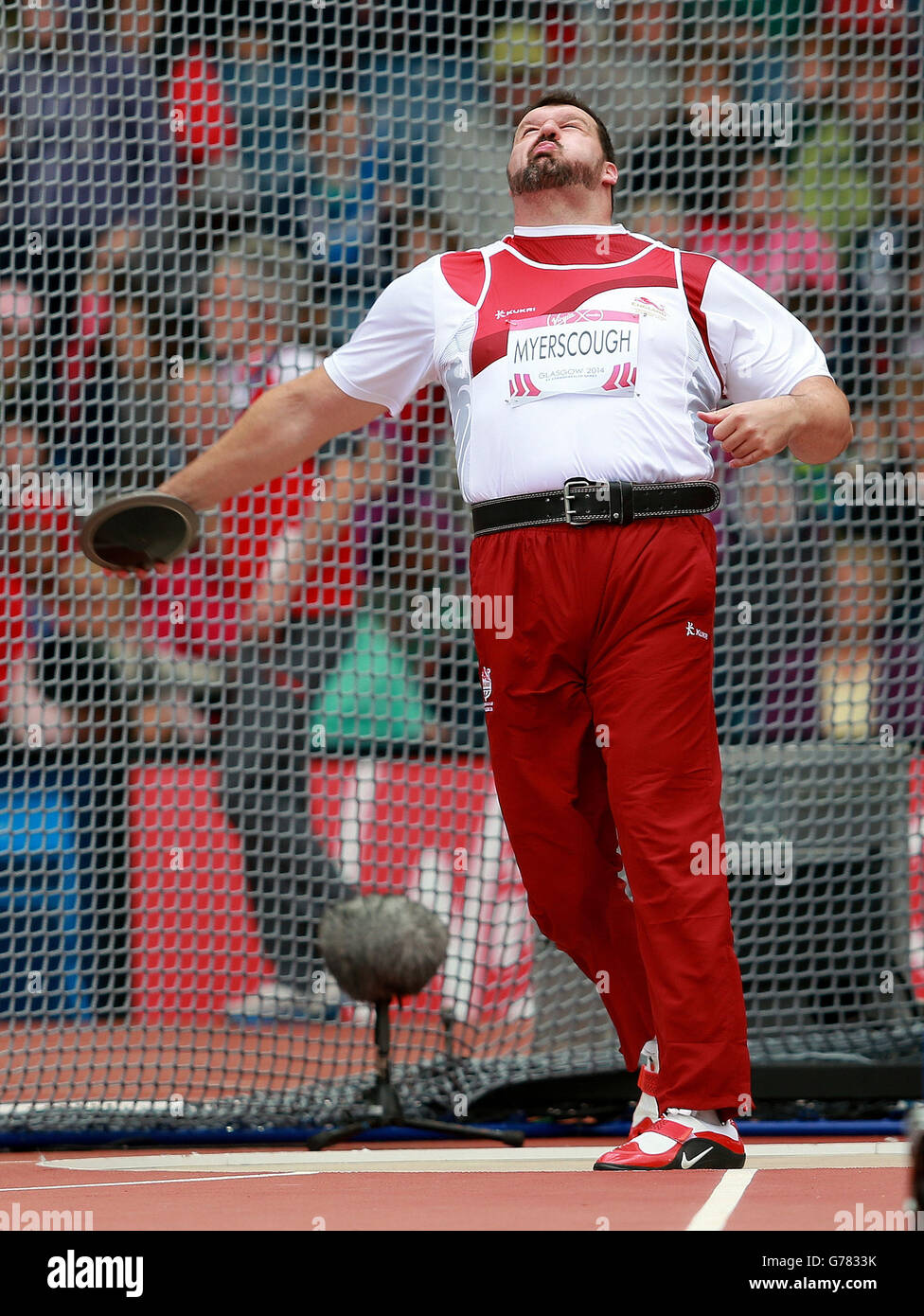 Sporttag - Commonwealth-Spiele 2014 - sieben Stockfoto