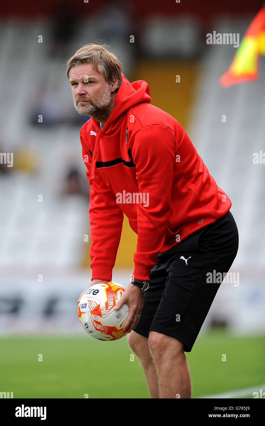 Fußball - Pre Season freundlich - Stevenage V Coventry City - The Lamex Stadium Stockfoto