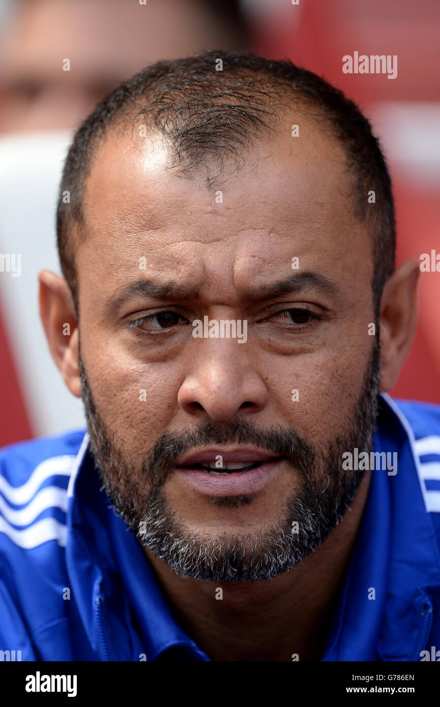 Fußball - 2014 Emirates Cup - SL Benfica V Valencia CF - Emirates Stadium Stockfoto