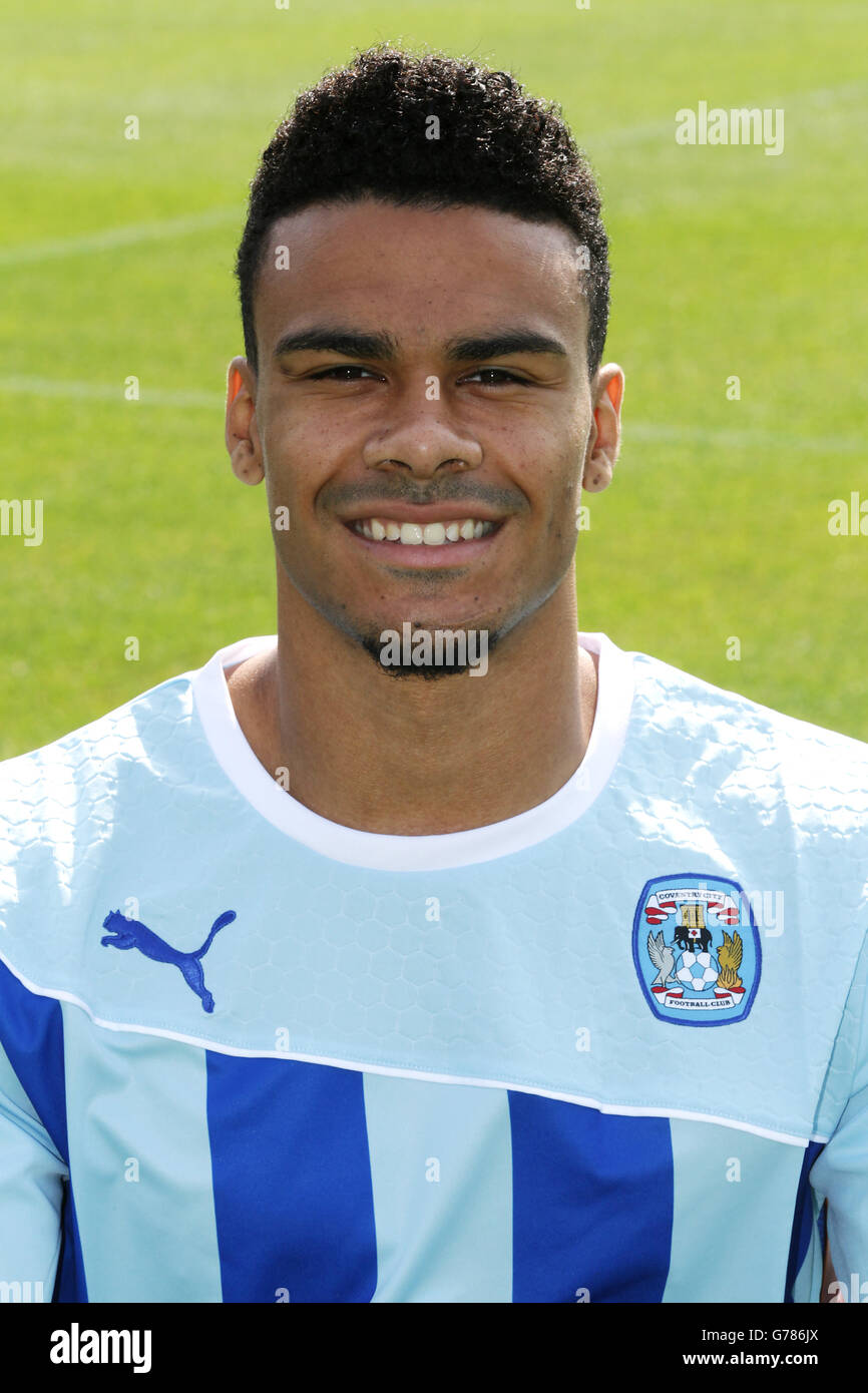 Fußball - Sky Bet League One - Coventry City Photocall 2014/15 - Ryton Training Ground. Jordan Willis von Coventry City Stockfoto