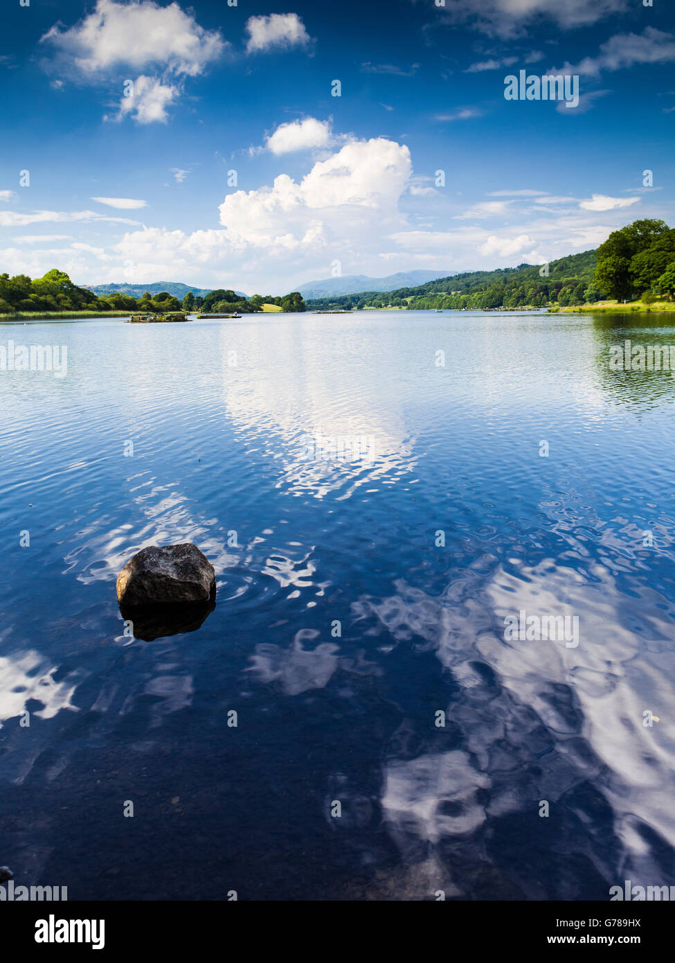 Esthwaite Wasser Stockfoto