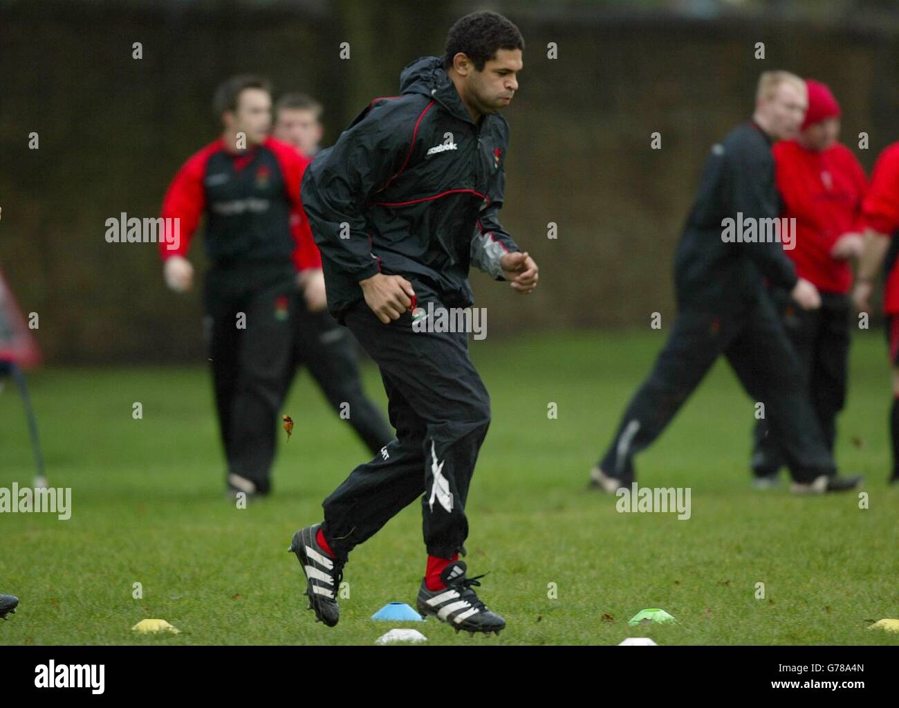 RBS 6 NATIONS - CHARVIS - WALES Stockfoto