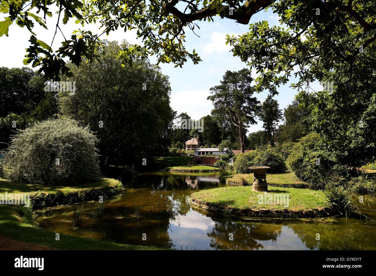 Die Schweizer Garten öffnet wieder Stockfoto