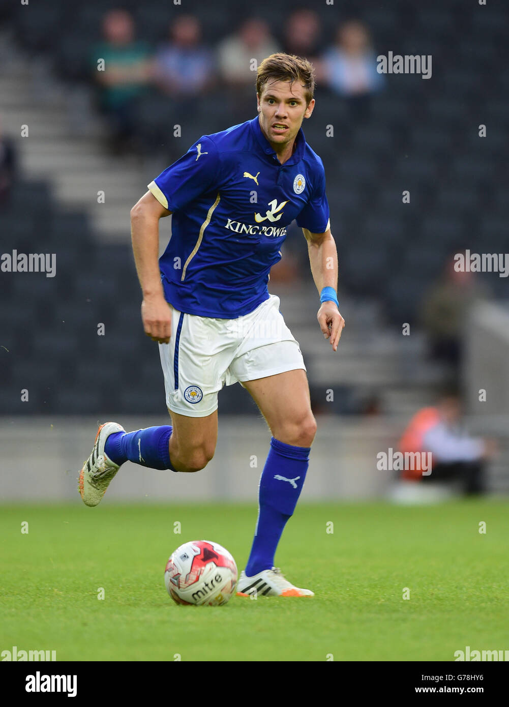 Fußball - vor der Saison freundlich - Milton Keynes Dons / Leicester City - Stadion:mk. Dean Hammond von Leicester City Stockfoto