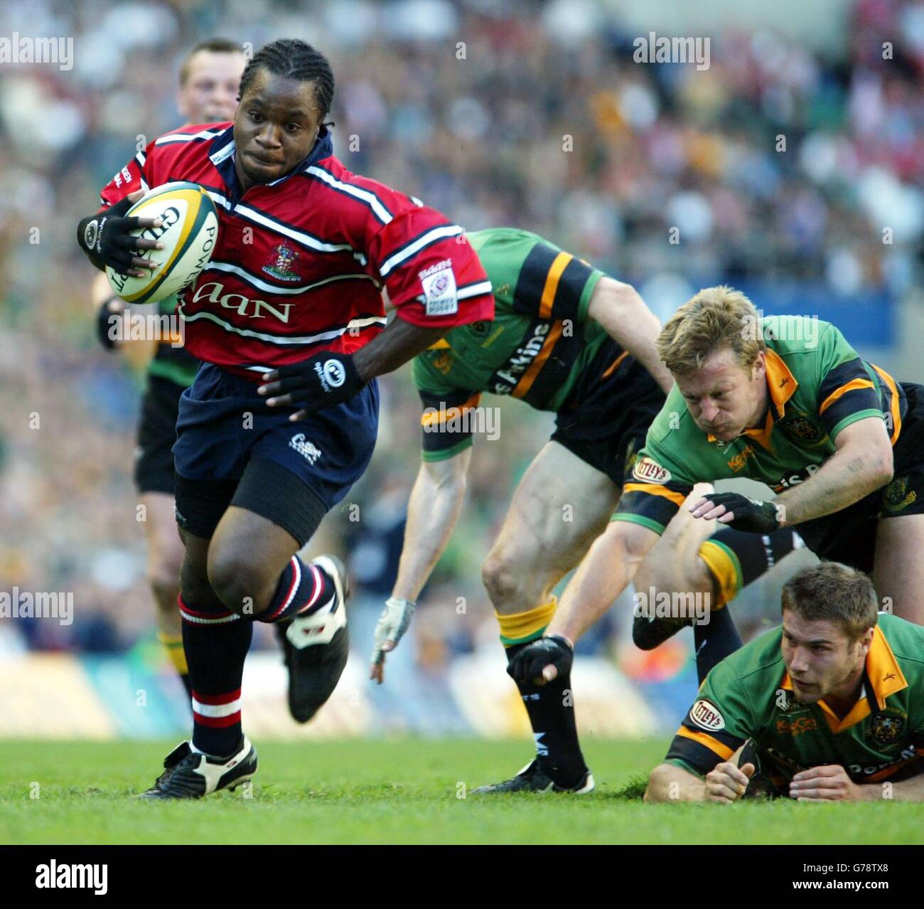 Gloucester V Northampton - Powergen Cup-Finale. Stockfoto