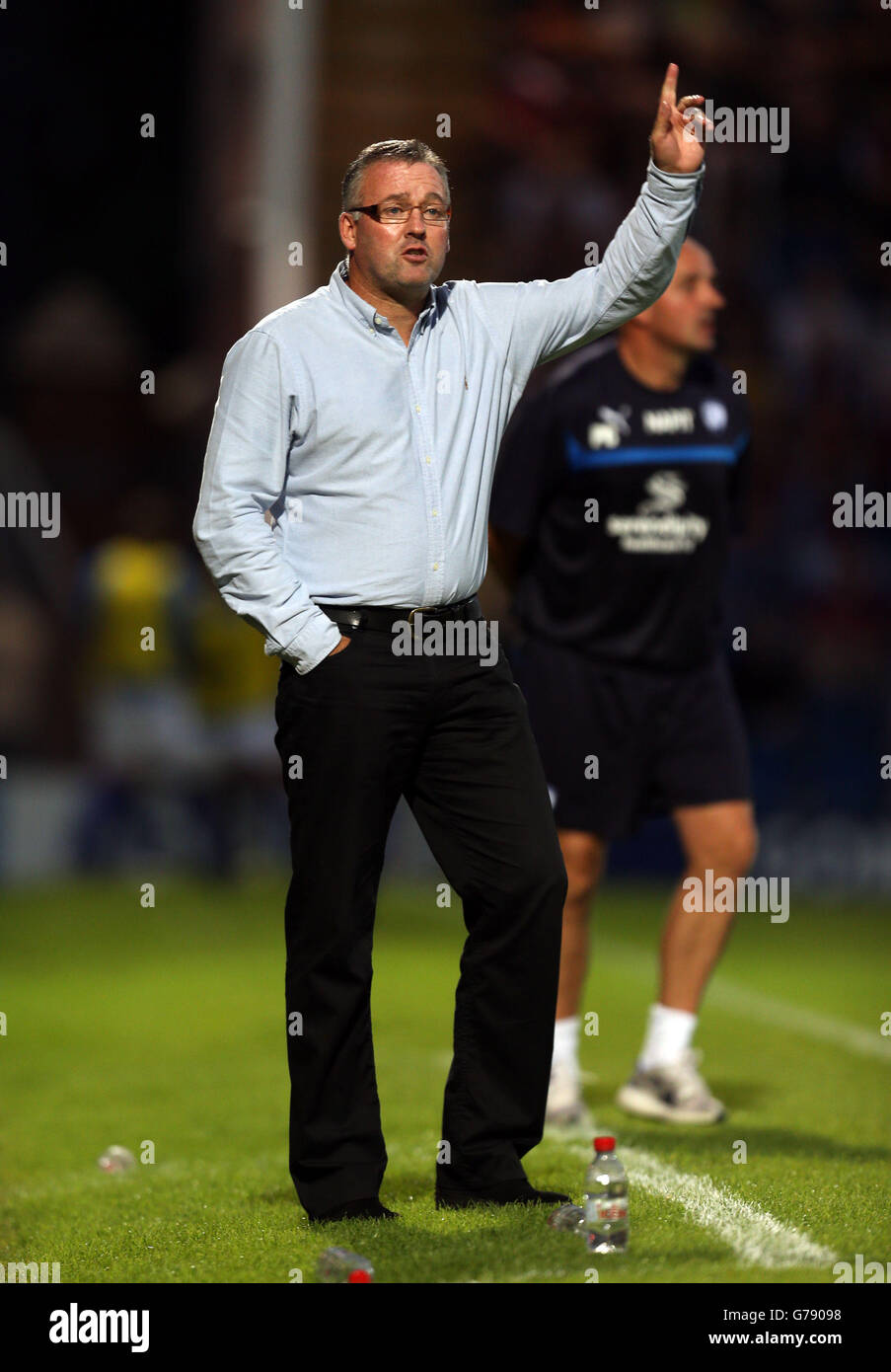 Fußball - vor der Saison freundlich - Chesterfield / Aston Villa - Proact Stadium. Aston Villa Manager Paul Lambert während der Vorsaison freundlich im Proact Stadium, Chesterfield. Stockfoto