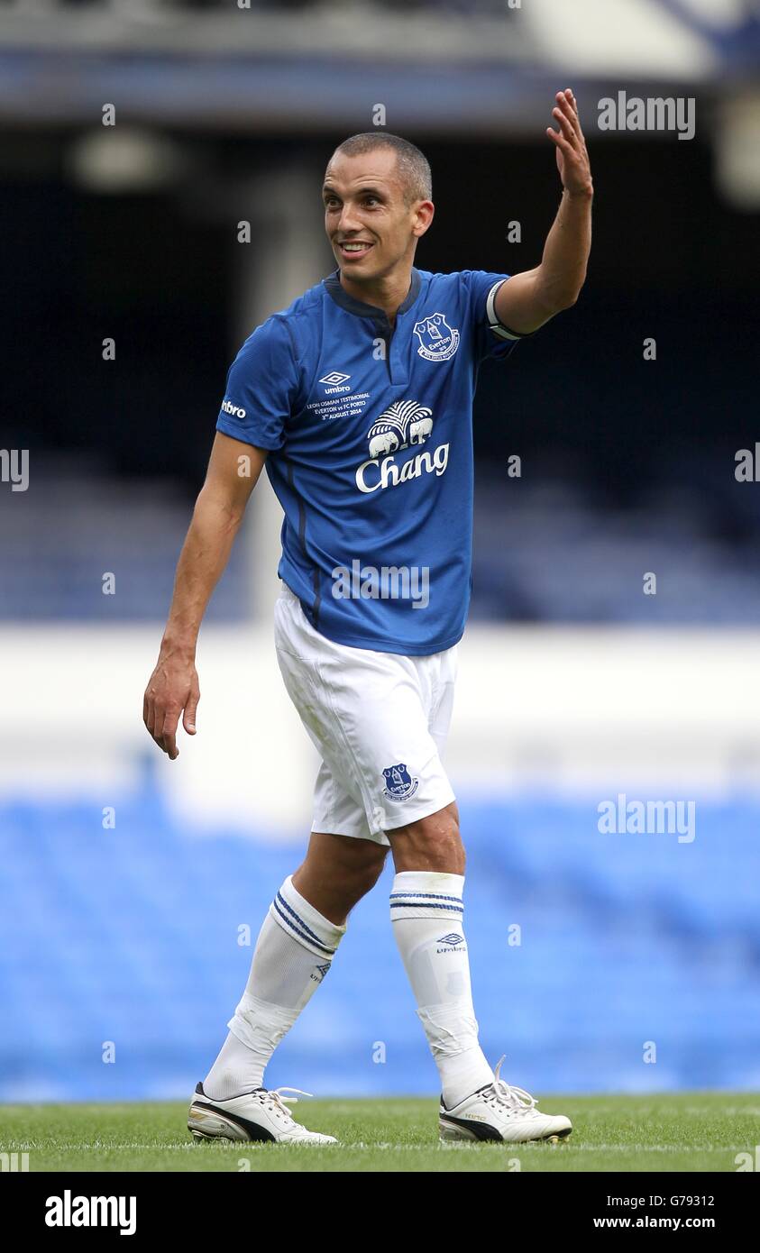 Fußball - Leon Osman Testimonial - Everton gegen FC Porto - Goodison Park. Leon Osman, Everton Stockfoto