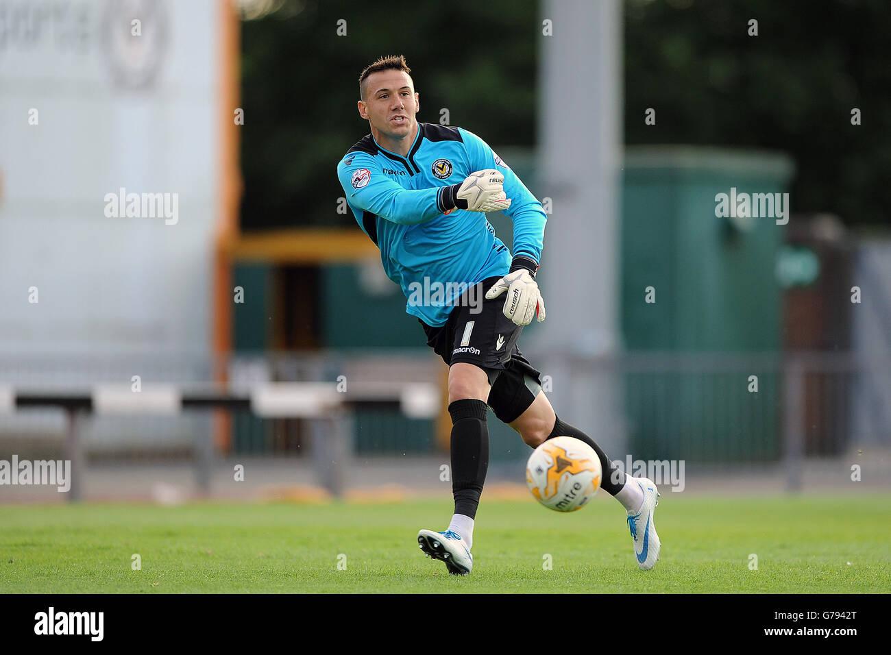 Fußball - Pre Season freundlich - Newport County gegen Coventry City - Spytty Park Stockfoto