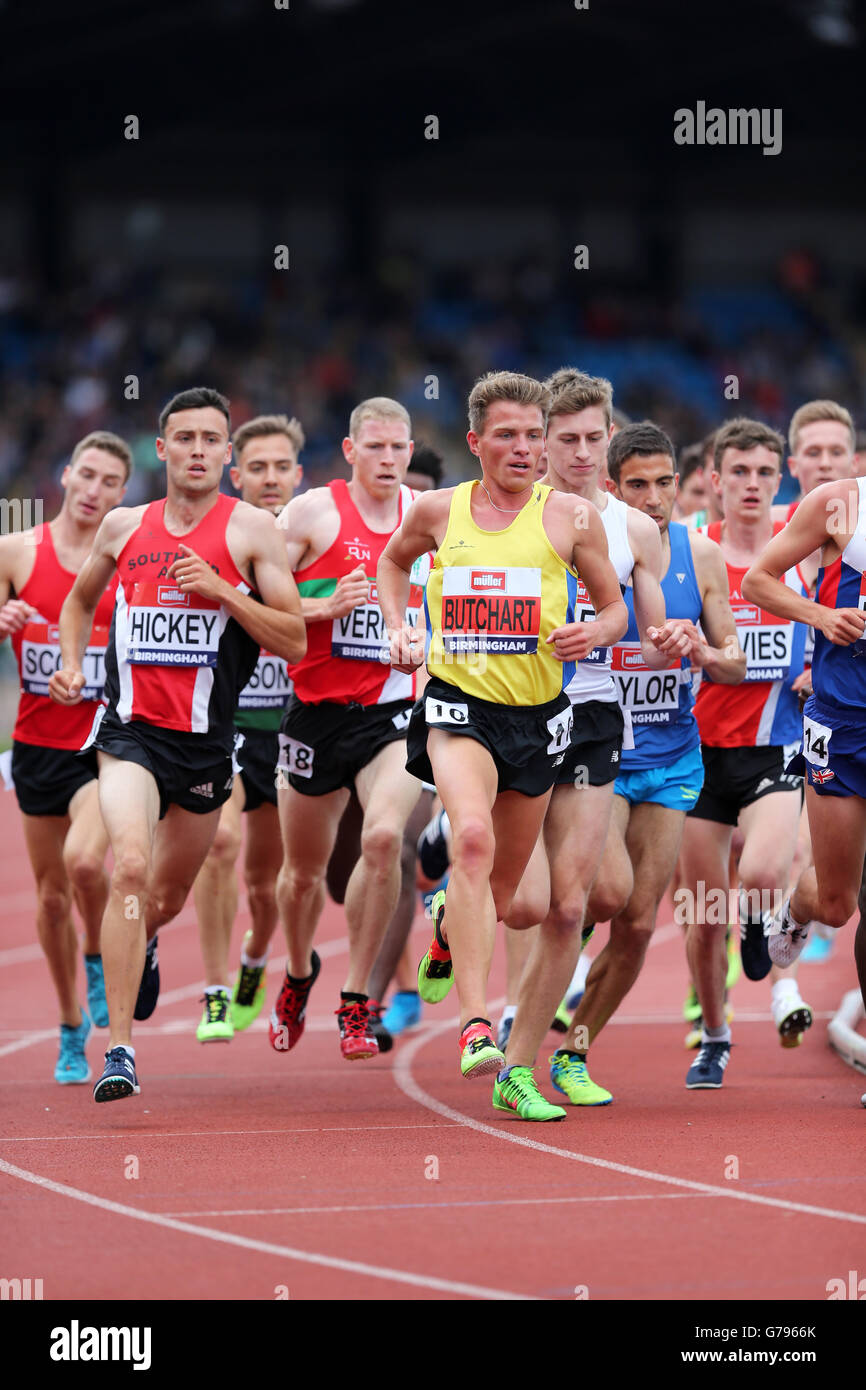 Birmingham, Vereinigtes Königreich. 25. Juni 2016. Andrew Butchart 5000 m Männer, 2016 britischen Meisterschaften Birmingham Alexander Stadion UK Credit: Simon Balson/Alamy Live-Nachrichten Stockfoto