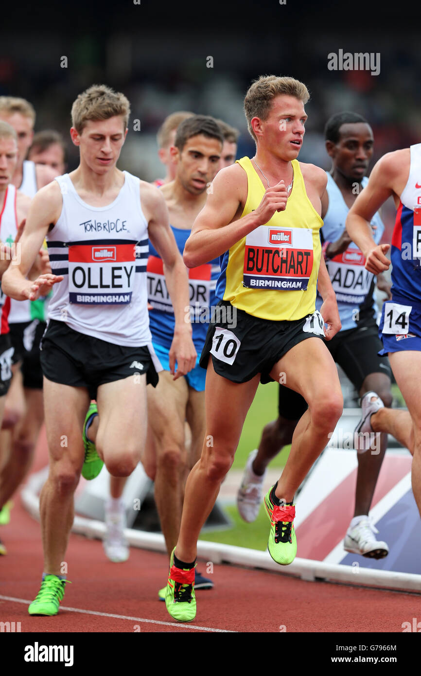 Birmingham, Vereinigtes Königreich. 25. Juni 2016. Andrew Butchart 5000 m Männer, 2016 britischen Meisterschaften Birmingham Alexander Stadion UK Credit: Simon Balson/Alamy Live-Nachrichten Stockfoto