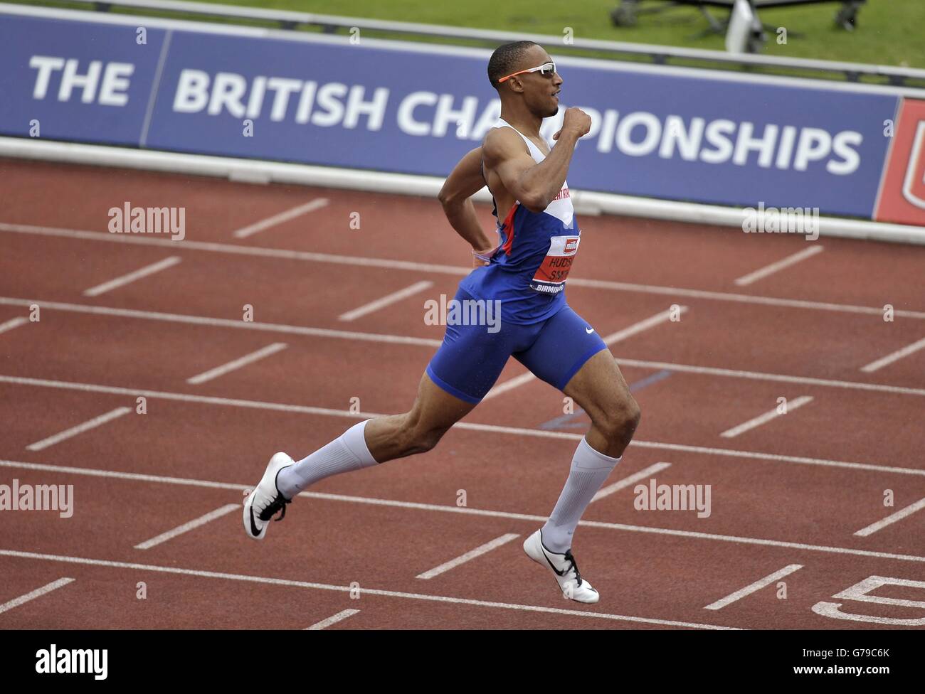 Birmingham, Vereinigtes Königreich. 26. Juni 2016. Matthew Hudson-Smith gewinnt die Herren 400m. Britische Meisterschaften. Alexander-Stadion. Birmingham. VEREINIGTES KÖNIGREICH. 26.06.2016. Bildnachweis: Sport In Bilder/Alamy Live-Nachrichten Stockfoto