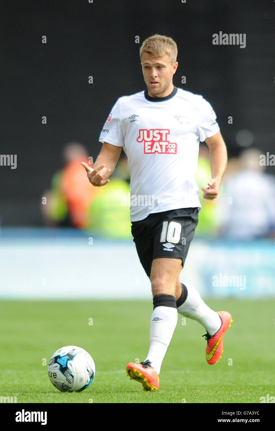 Fußball - Sky Bet Championship - Derby County / Rotherham United - iPro Stadium. Jamie ward von Derby County Stockfoto