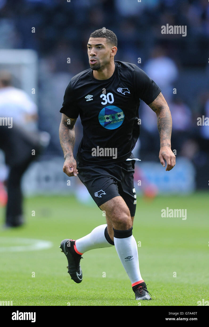 Fußball - Sky Bet Championship - Derby County / Rotherham United - iPro Stadium. Leon Best von Derby County Stockfoto