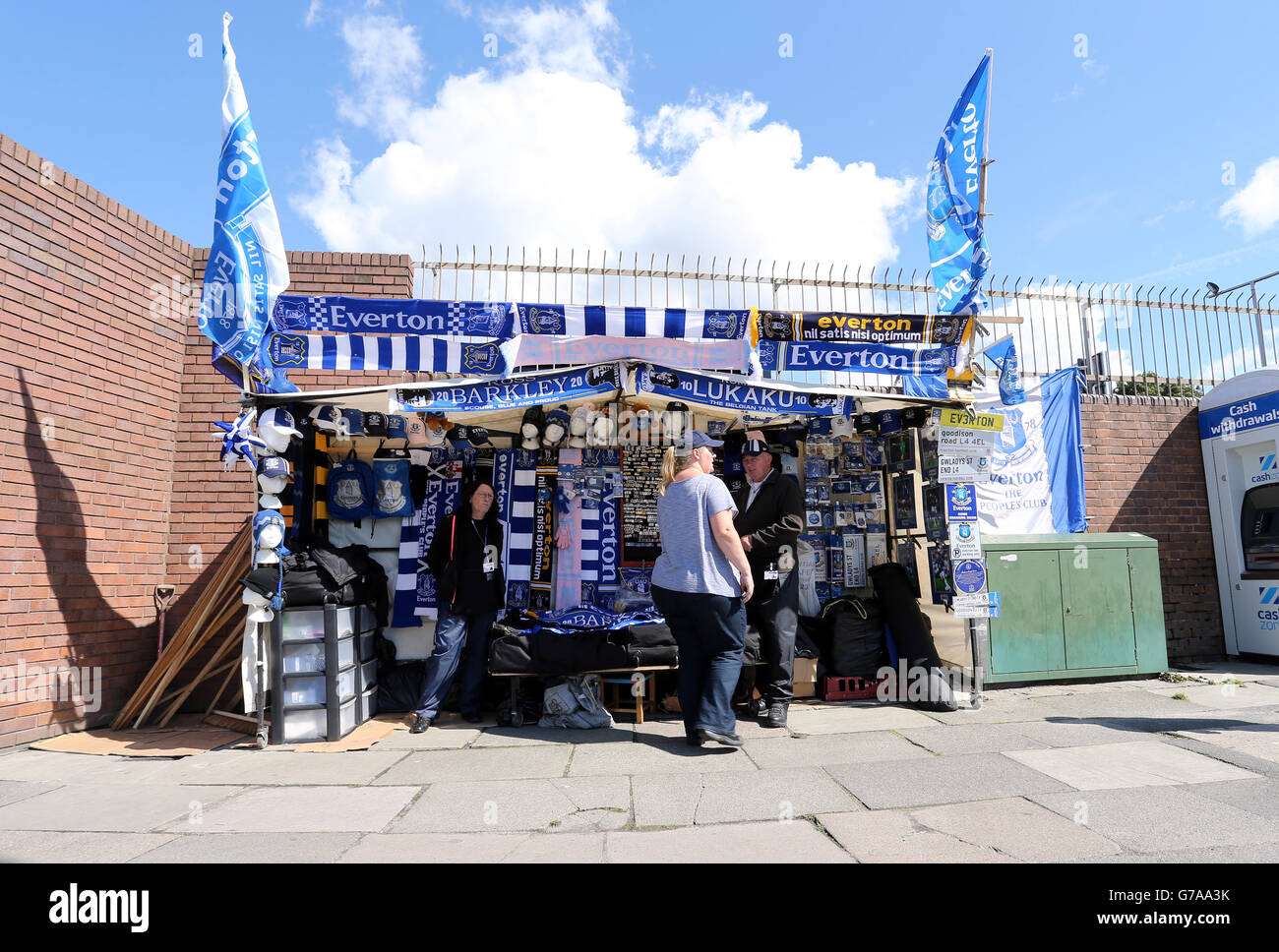 Fußball - Barclays Premier League - Everton V Arsenal - Goodison Park Stockfoto