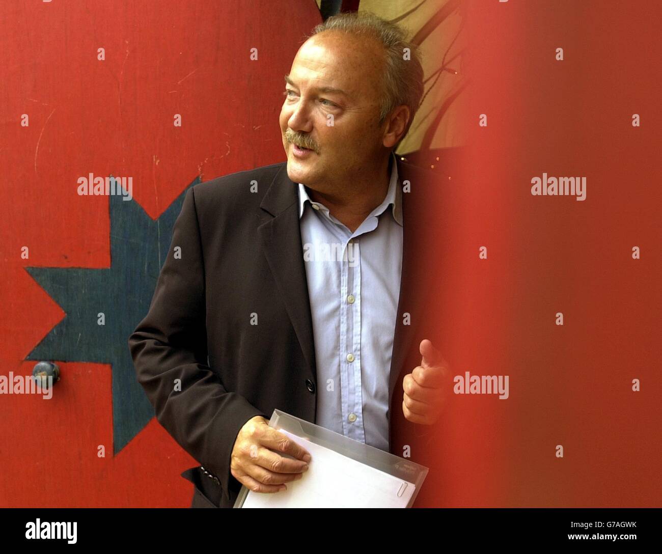 Ehemaliger Labour M.P. George Galloway beim Edinburgh International Book Festival, Edinburgh. Stockfoto