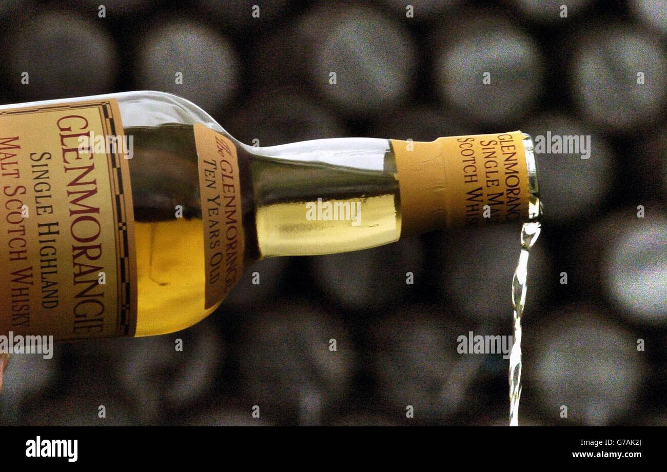 Glenmorangie Verkauf Stockfoto