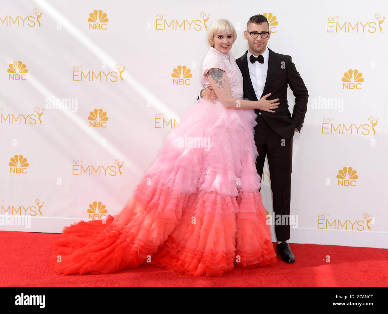 66. Primetime Emmy Awards - Ankünfte - Los Angeles Stockfoto