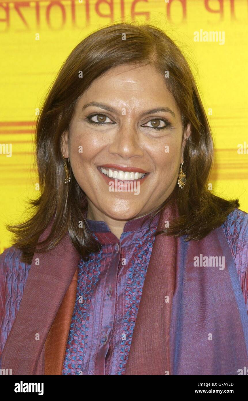 Regisseurin Mira Nair während einer Fotoausstellung, um ihren neuesten Film Vanity Fair zu promoten, während des 61. Filmfestivals in Venedig im Lido in Venedig. Stockfoto