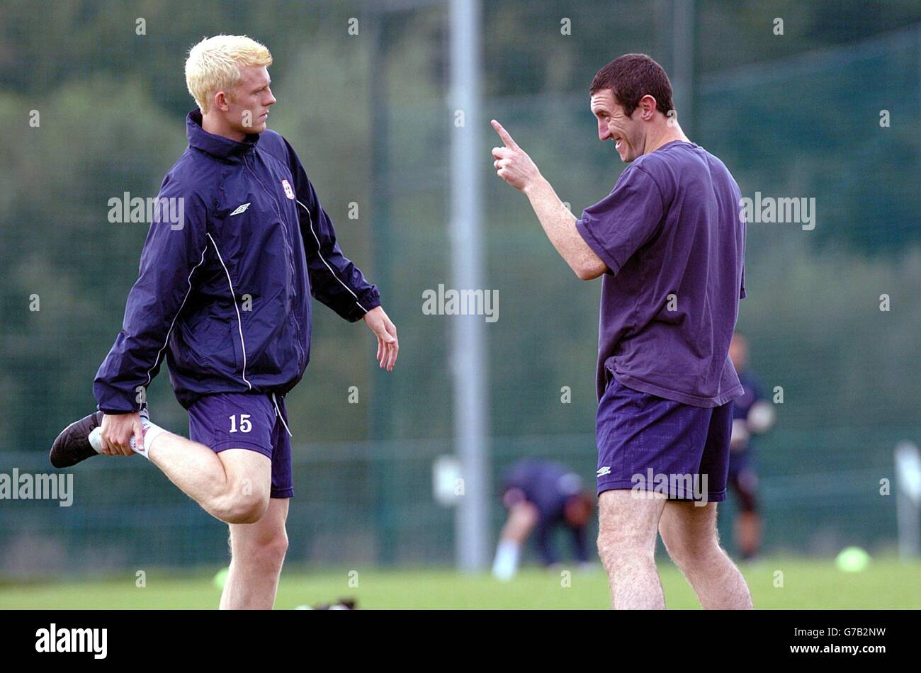 Shelbourne FC-Training Stockfoto