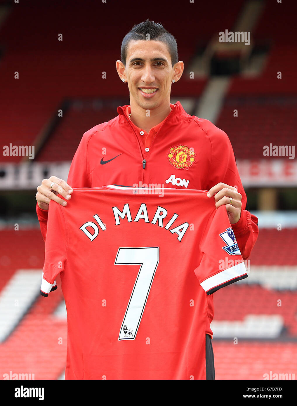 Fußball - Manchester United Photo Call - Angel Di Maria Enthüllung - Old Trafford Stockfoto