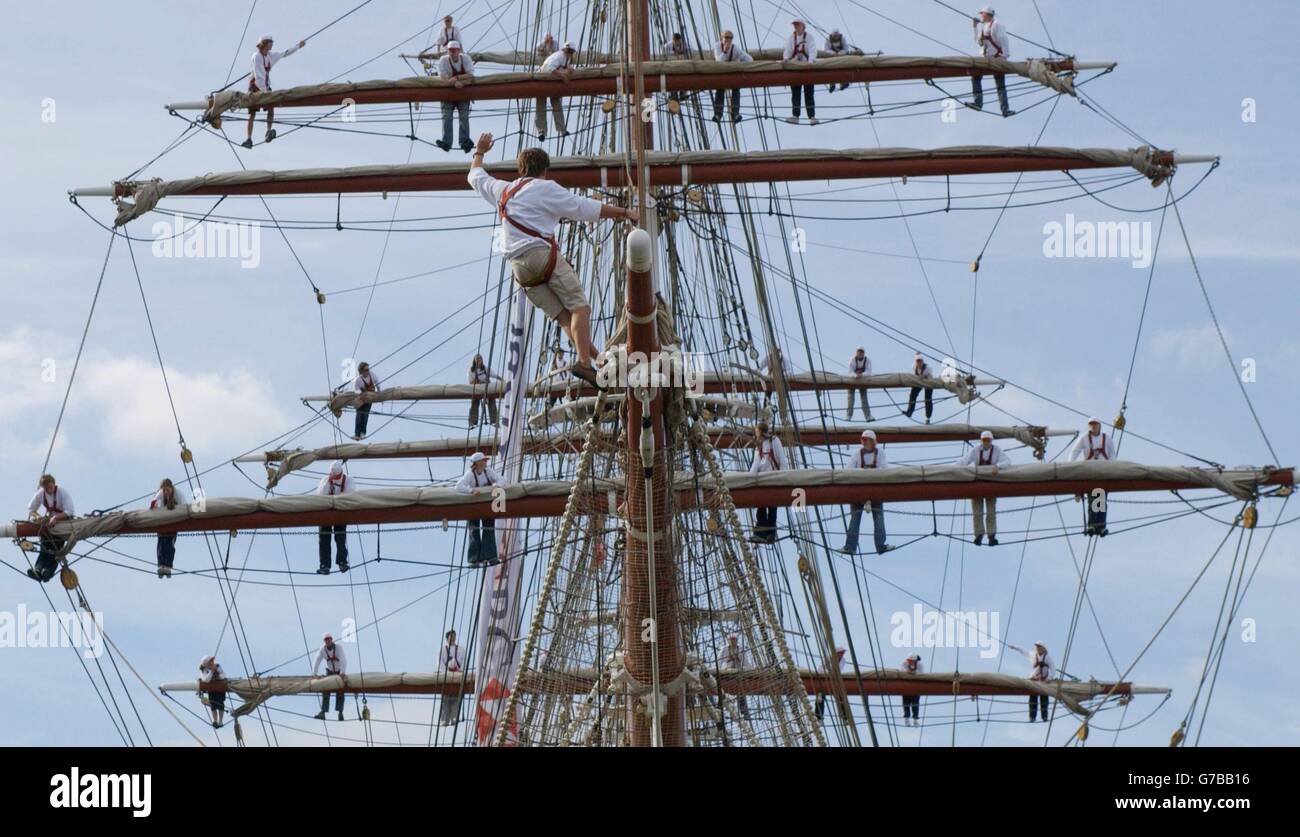 Großsegler Youth Trust Voyage Stockfoto