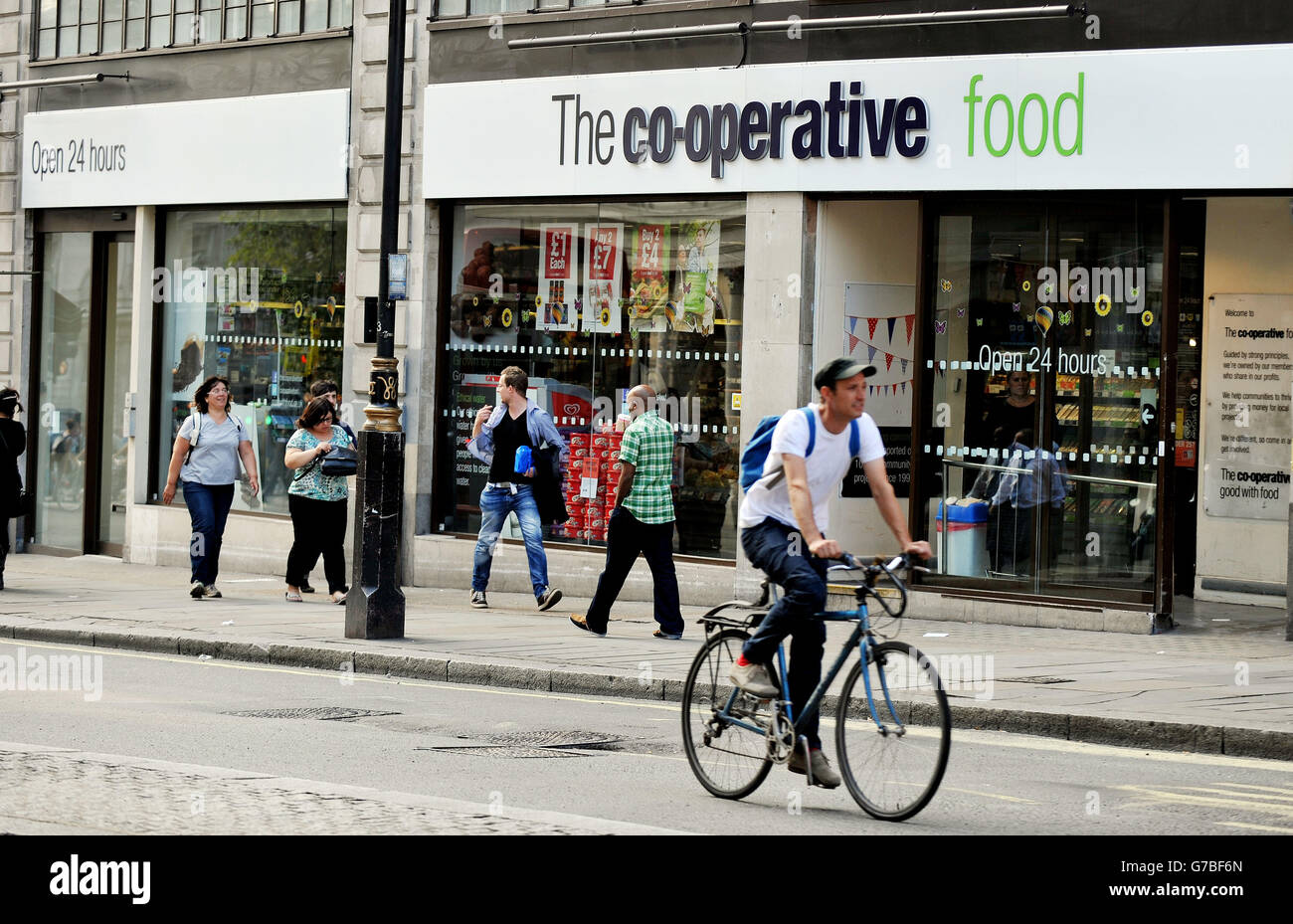 Co-Operative-Lager Stockfoto