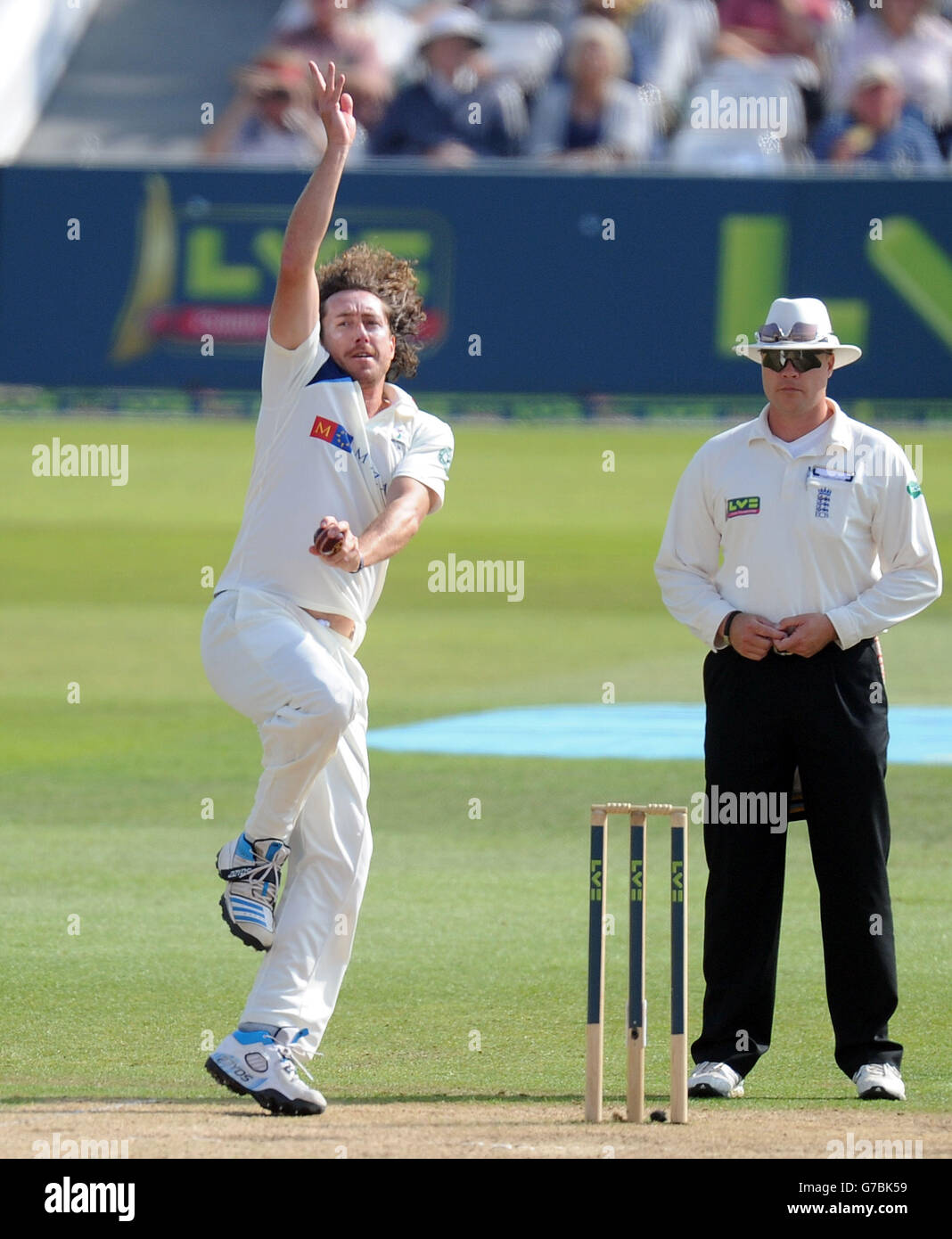 Cricket - LV = County Championship - Division One - Nottinghamshire V Yorkshire - Tag 3 - Trent Bridge Stockfoto