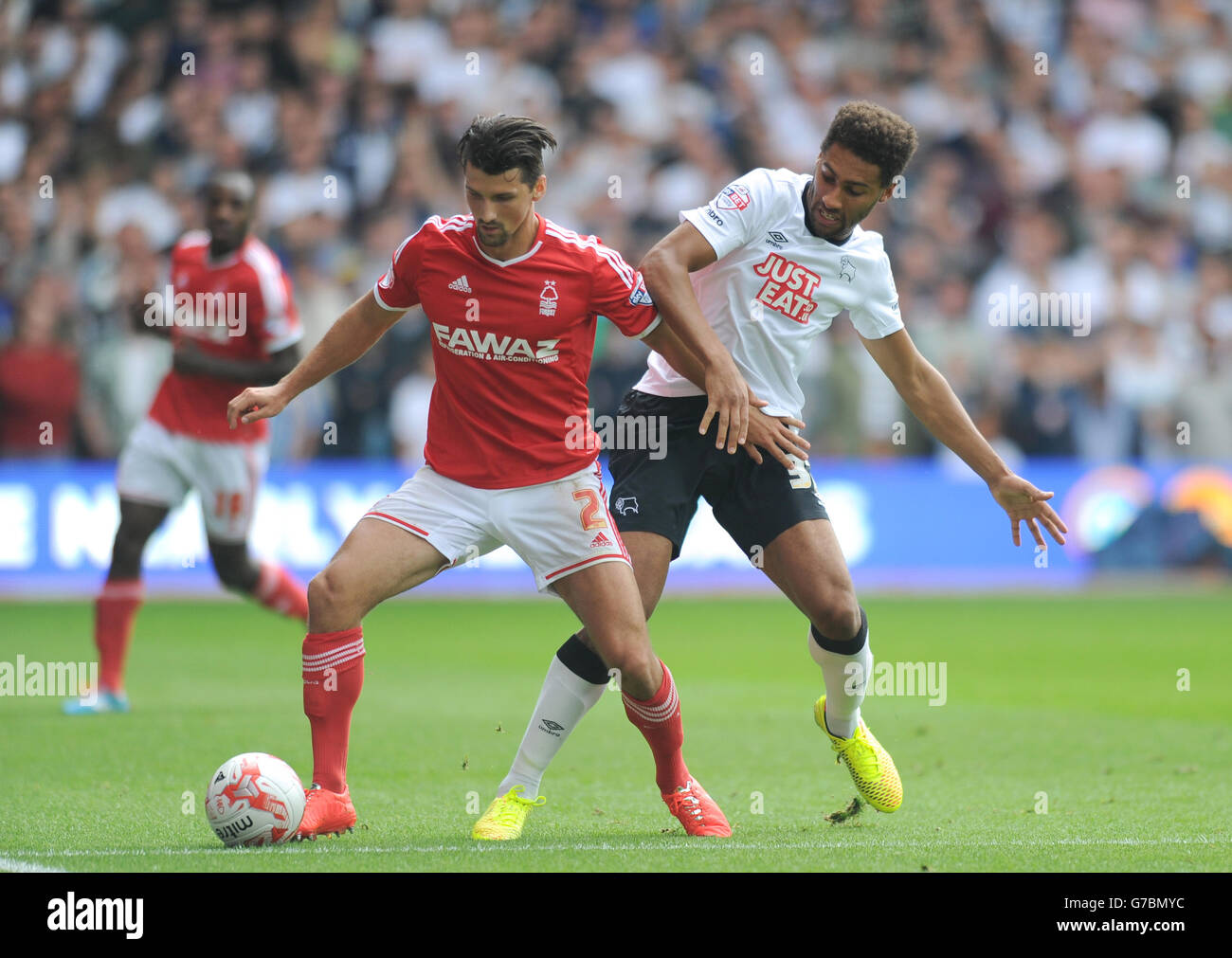 Fußball - Himmel Bet Meisterschaft - Nottingham Forest V Derby County - City Ground Stockfoto