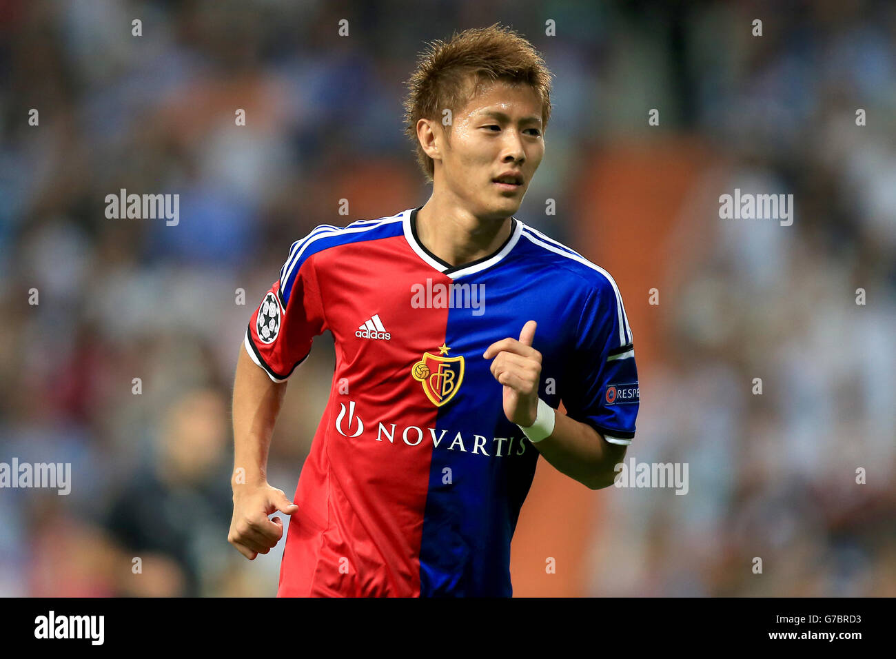 Fußball - UEFA Champions League - Gruppe D - Real Madrid V FC Basel - Santiago Bernabeu Stockfoto