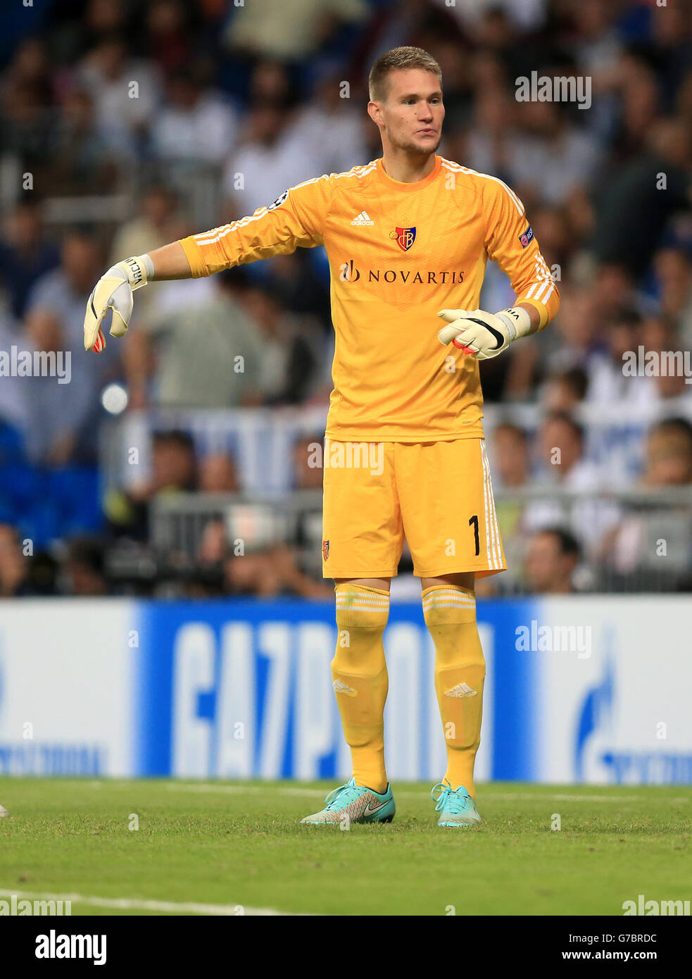 Fußball - UEFA Champions League - Gruppe D - Real Madrid V FC Basel - Santiago Bernabeu Stockfoto