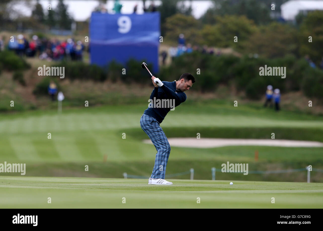 Golf - 40. Ryder Cup - Üben Tag 1 - Gleneagles. Europas Martin Kaymer während einer Trainingseinheit Stockfoto