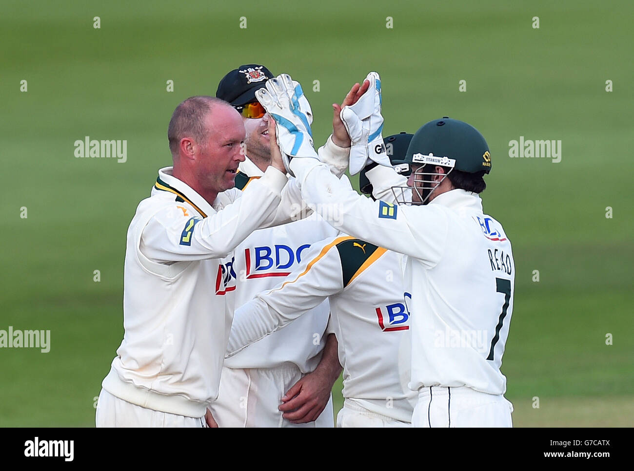 Cricket - LV = County Championship - Division One - Nottinghamshire V Yorkshire - Tag 2 - Trent Bridge Stockfoto