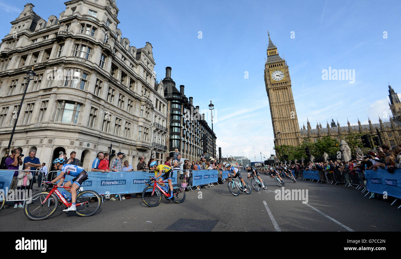 Radfahren - 2014-Tour durch Großbritannien - Bühne acht - London Stockfoto