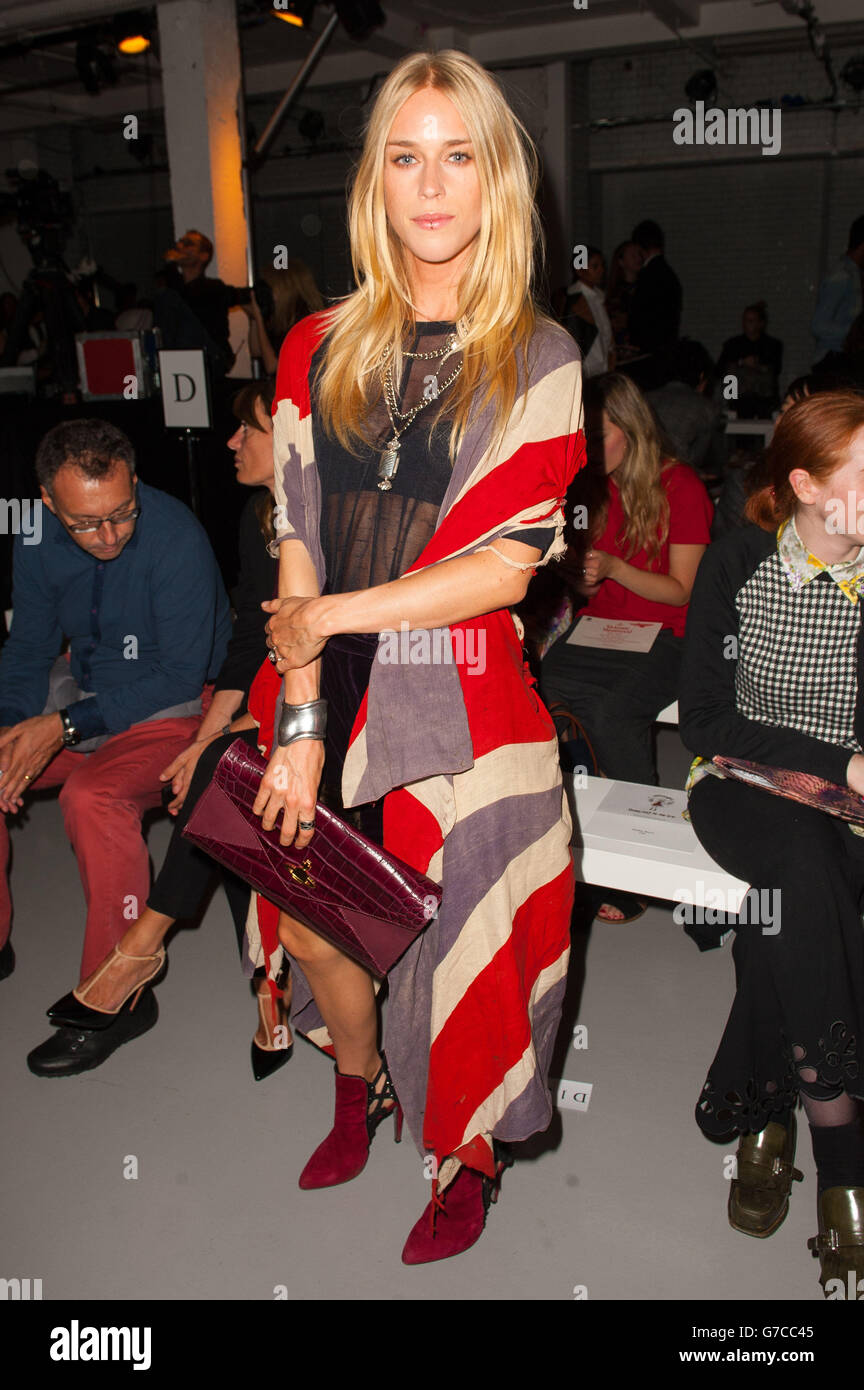 Vivienne Westwood Red Label Startreihe - London Fashion Week 2014 Stockfoto