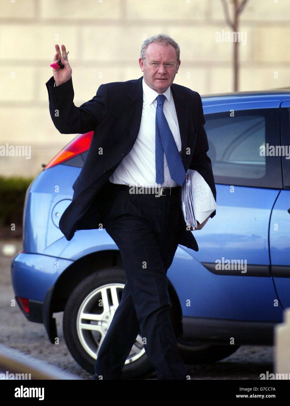 Martin McGuinness in Stormont Stockfoto