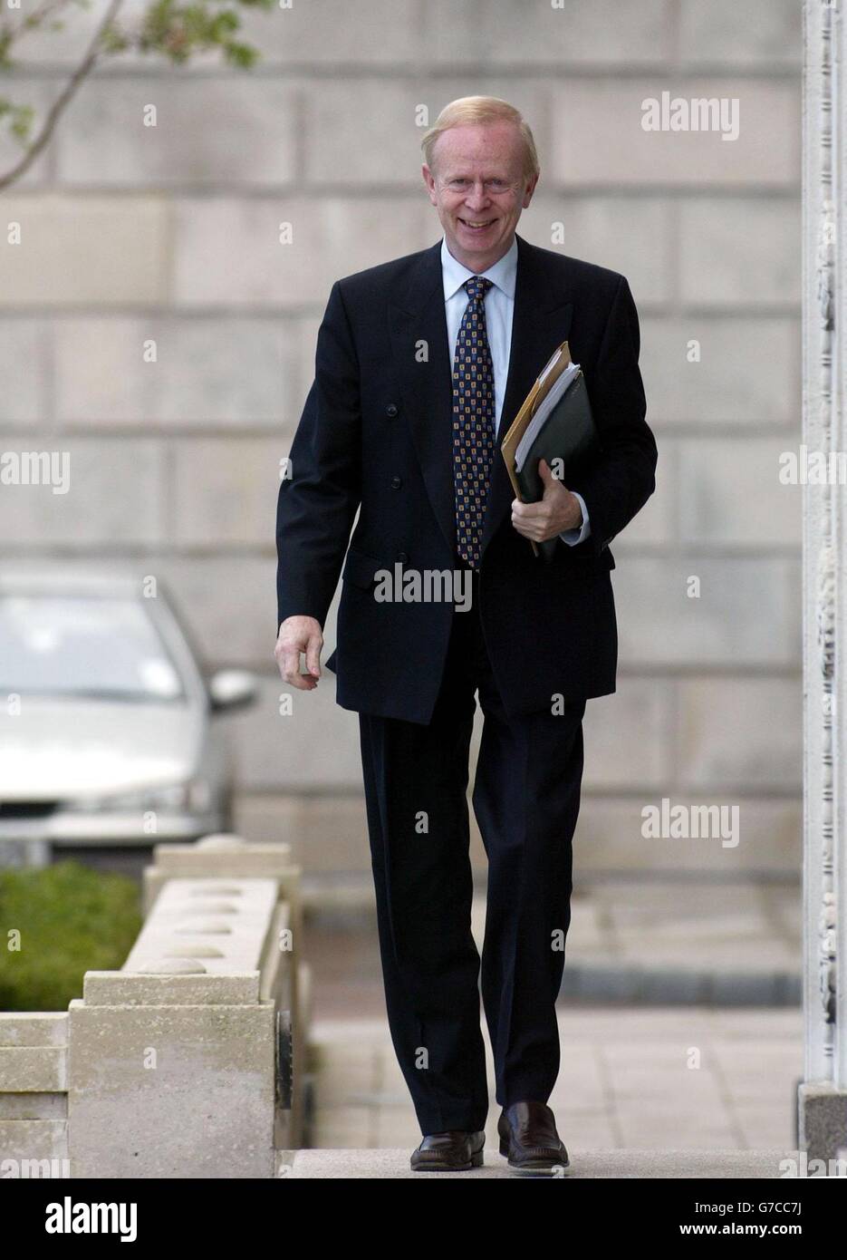 Sir Reg Empey - Stormont treffen Stockfoto