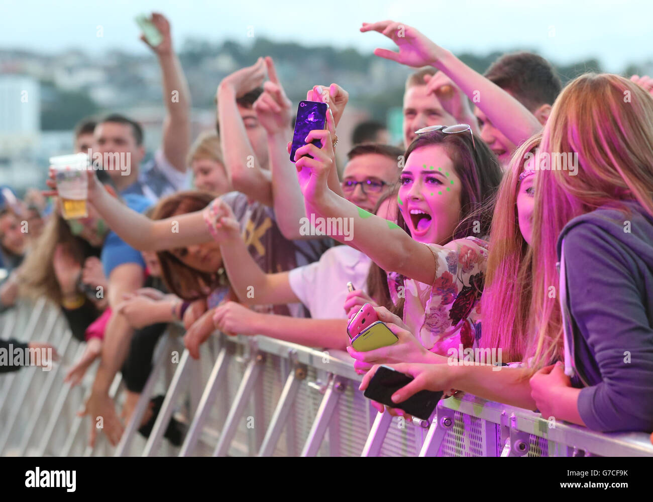 MTV Abstürze Derry - Londonderry Stockfoto