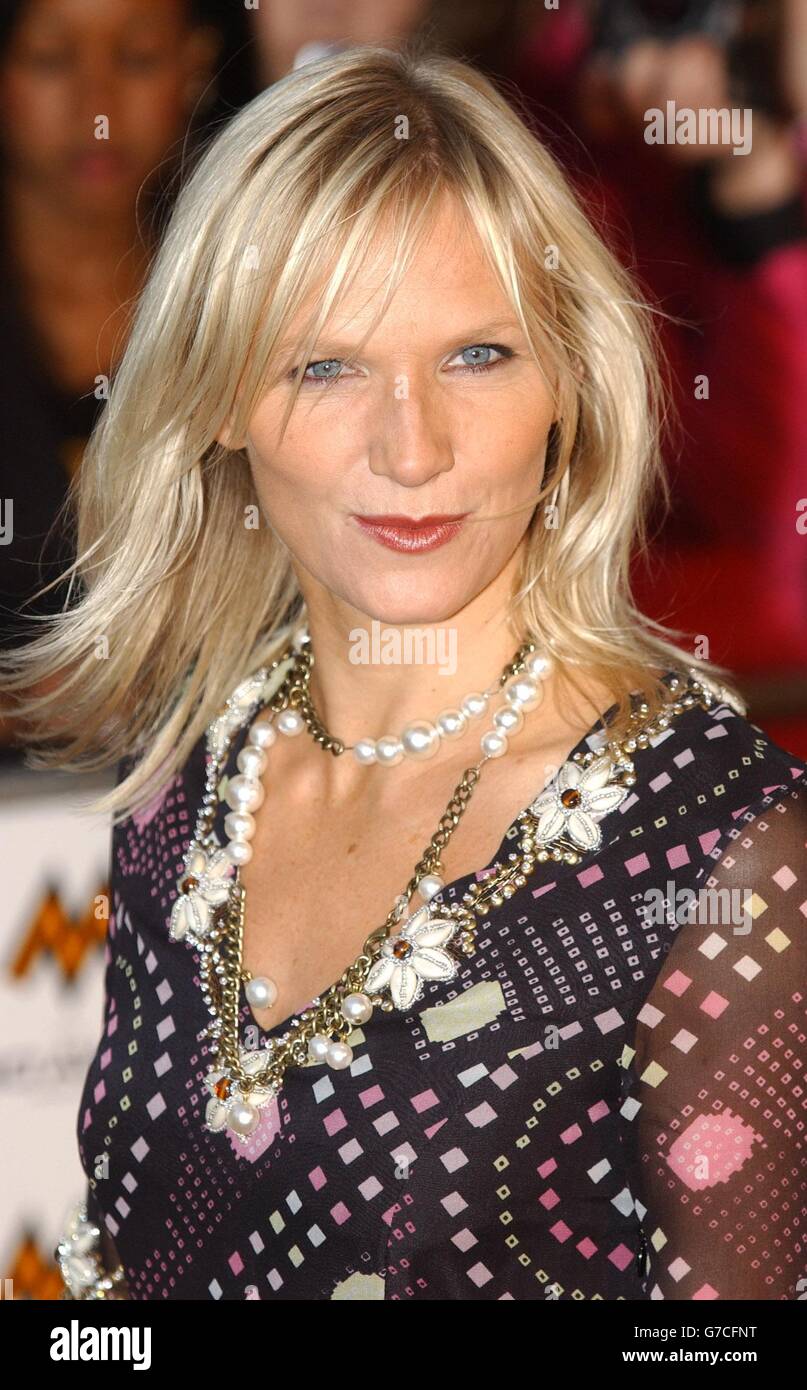 MOBO Awards 2004 - DJ Jo Whiley kommt Stockfoto